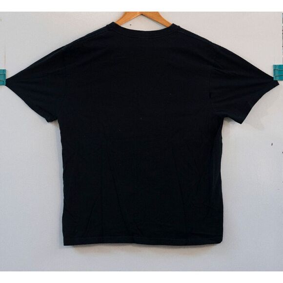 Aussie Tee Crossing Symbols Australia Black T-Shirt Size L - Picture 5 of 5